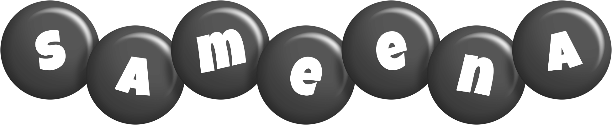Sameena candy-black logo