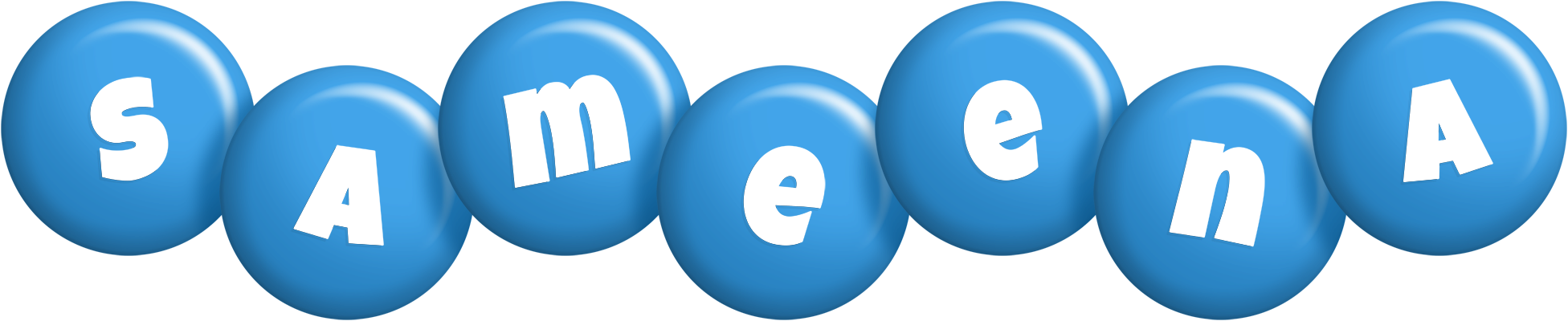Sameena candy-blue logo