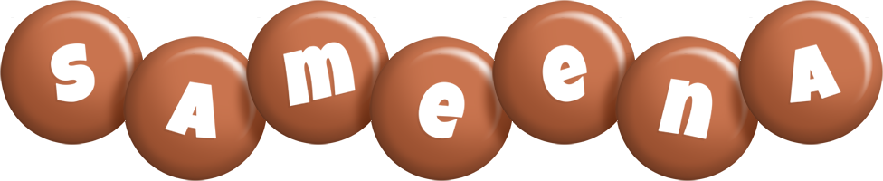 Sameena candy-brown logo