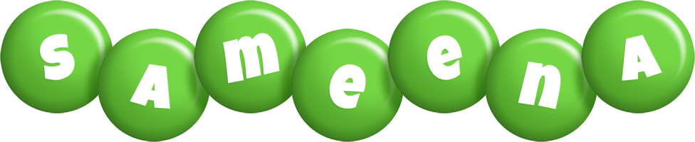 Sameena candy-green logo