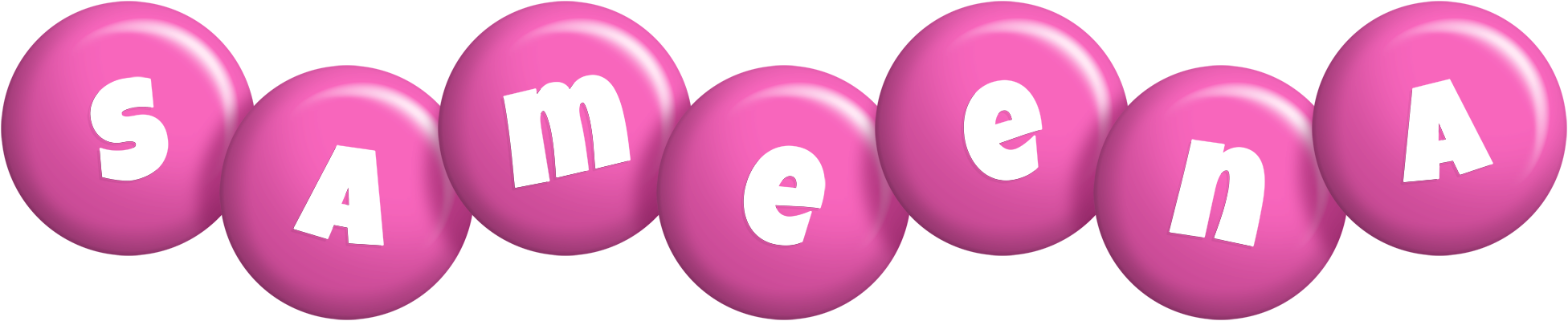 Sameena candy-pink logo