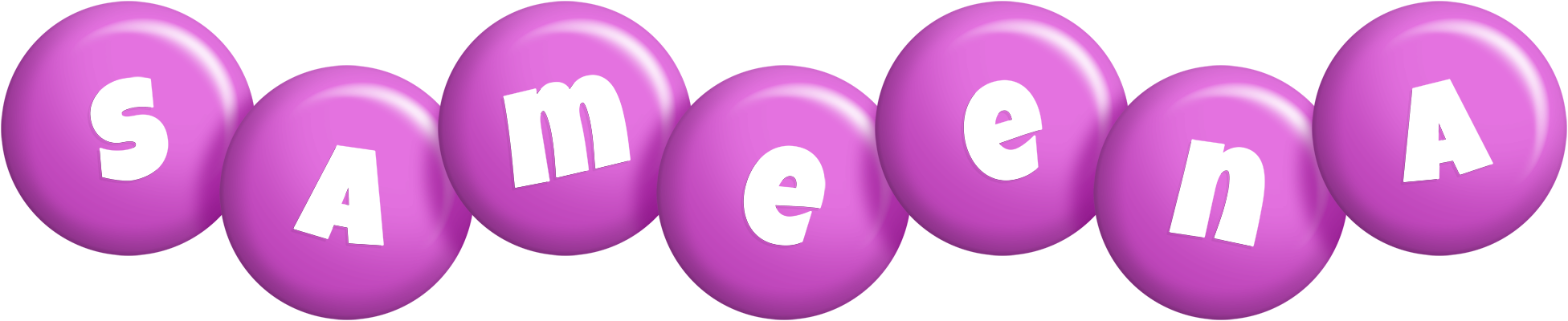 Sameena candy-purple logo