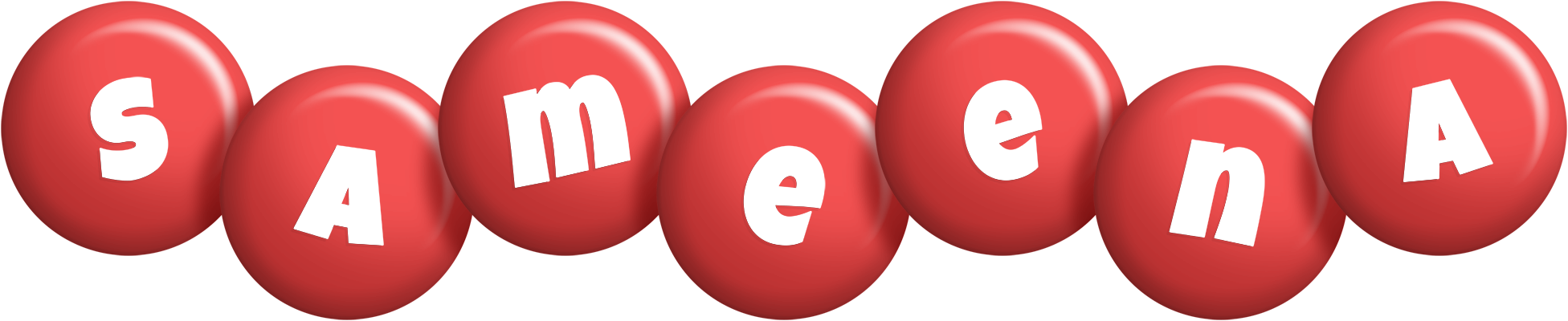 Sameena candy-red logo
