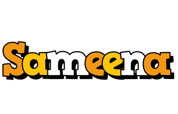 Sameena cartoon logo