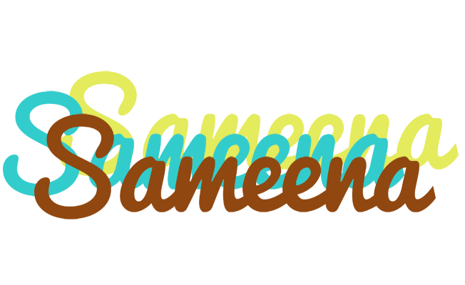 Sameena cupcake logo