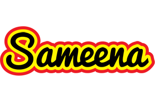 Sameena flaming logo