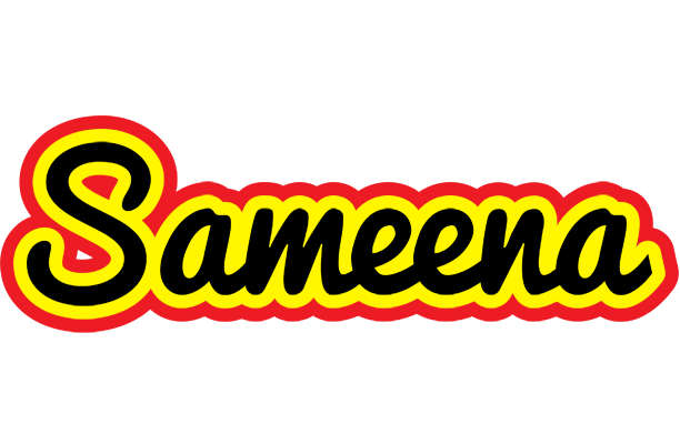 Sameena flaming logo