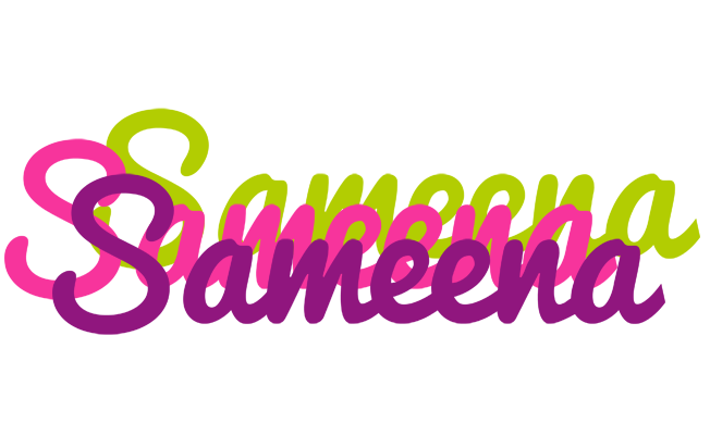 Sameena flowers logo