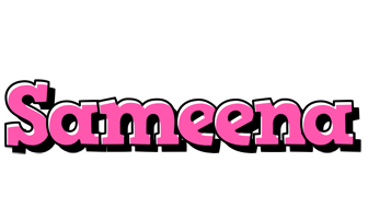 Sameena girlish logo