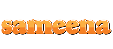 Sameena orange logo