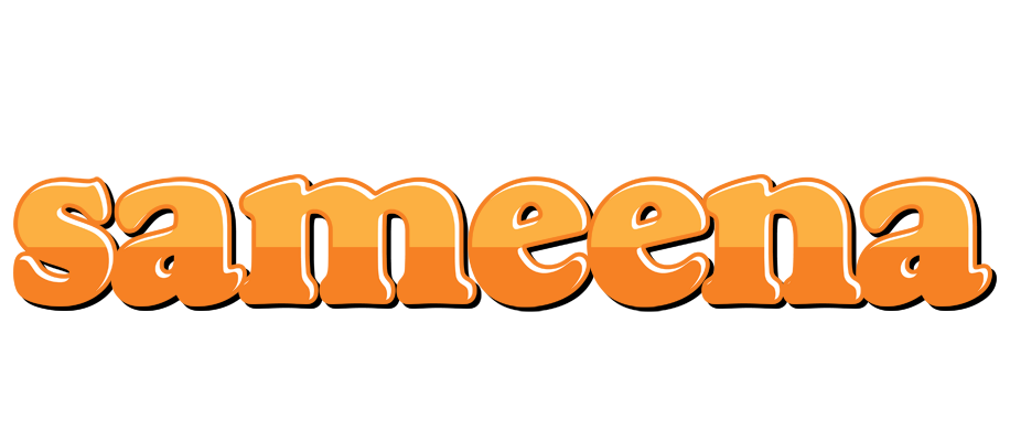 Sameena orange logo