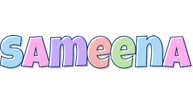 Sameena pastel logo