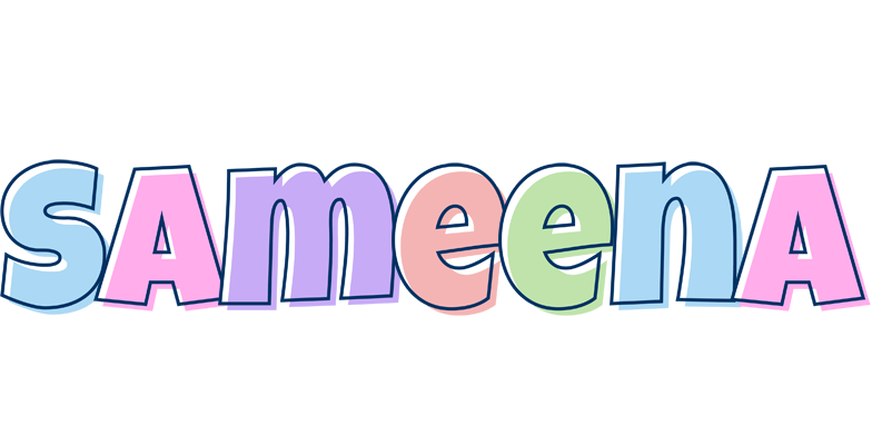 Sameena pastel logo