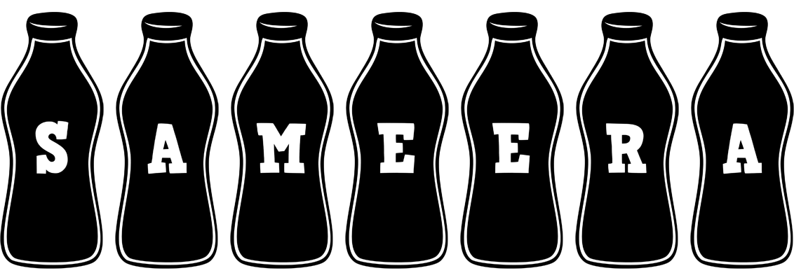 Sameera bottle logo