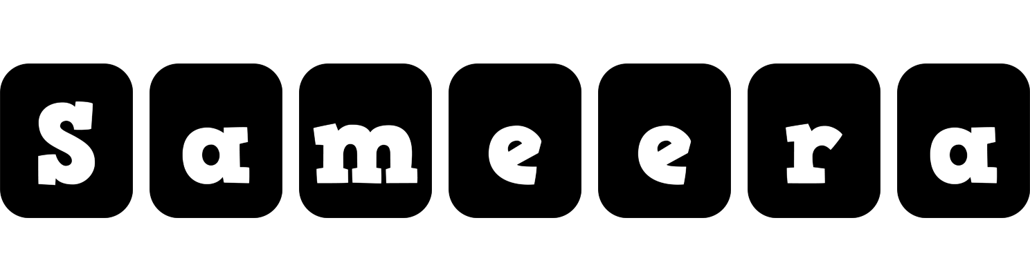 Sameera box logo