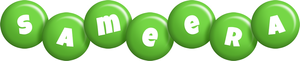 Sameera candy-green logo