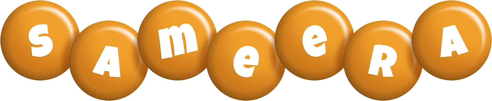 Sameera candy-orange logo