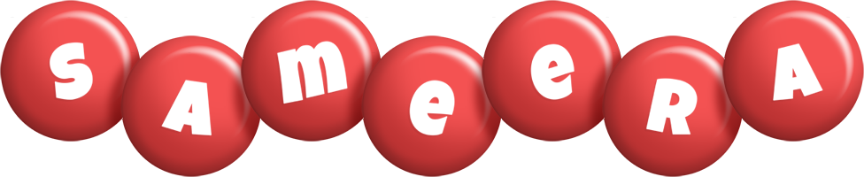 Sameera candy-red logo