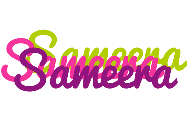 Sameera flowers logo