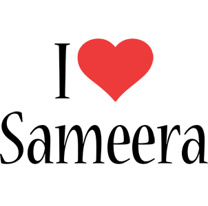 Sameera i-love logo