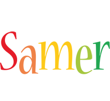 Samer birthday logo