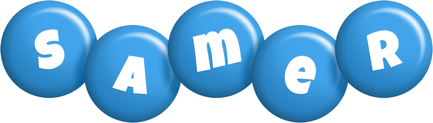 Samer candy-blue logo