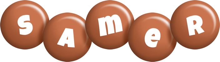 Samer candy-brown logo