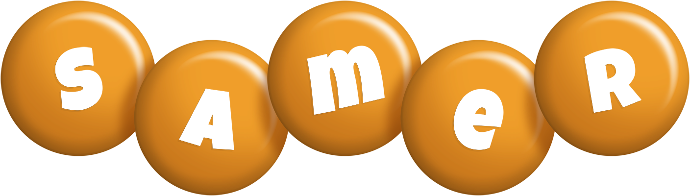 Samer candy-orange logo