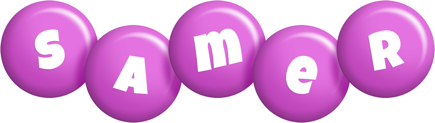 Samer candy-purple logo
