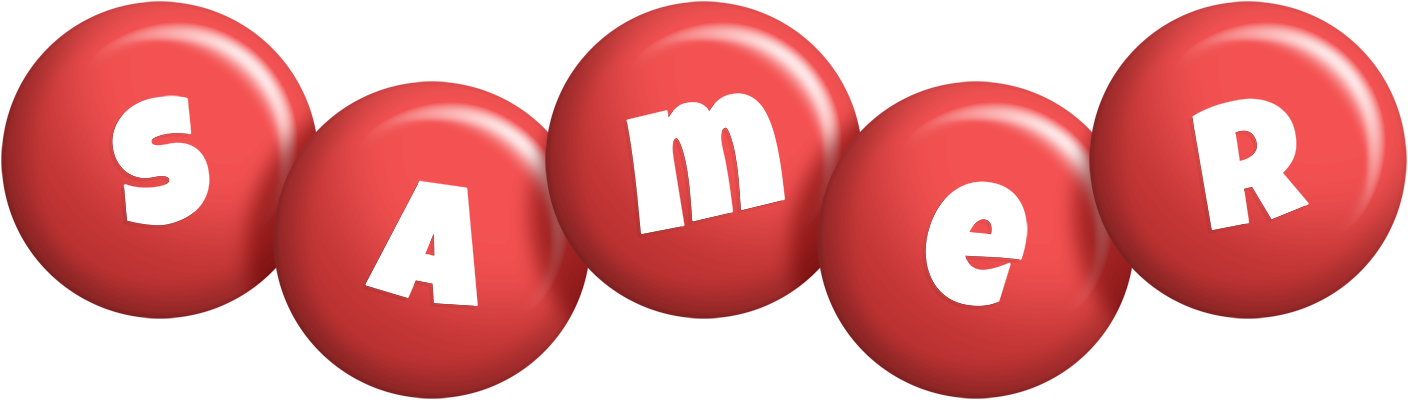 Samer candy-red logo