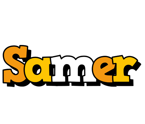 Samer cartoon logo