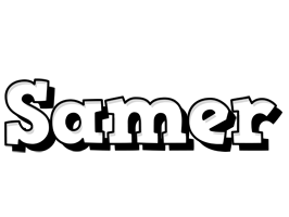 Samer snowing logo