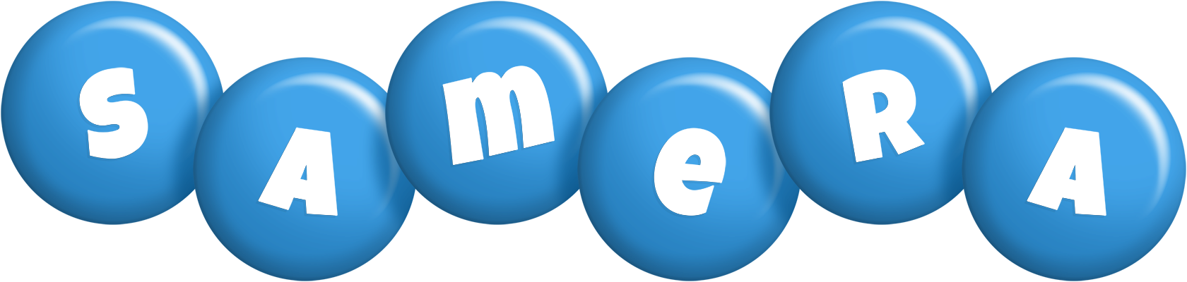 Samera candy-blue logo