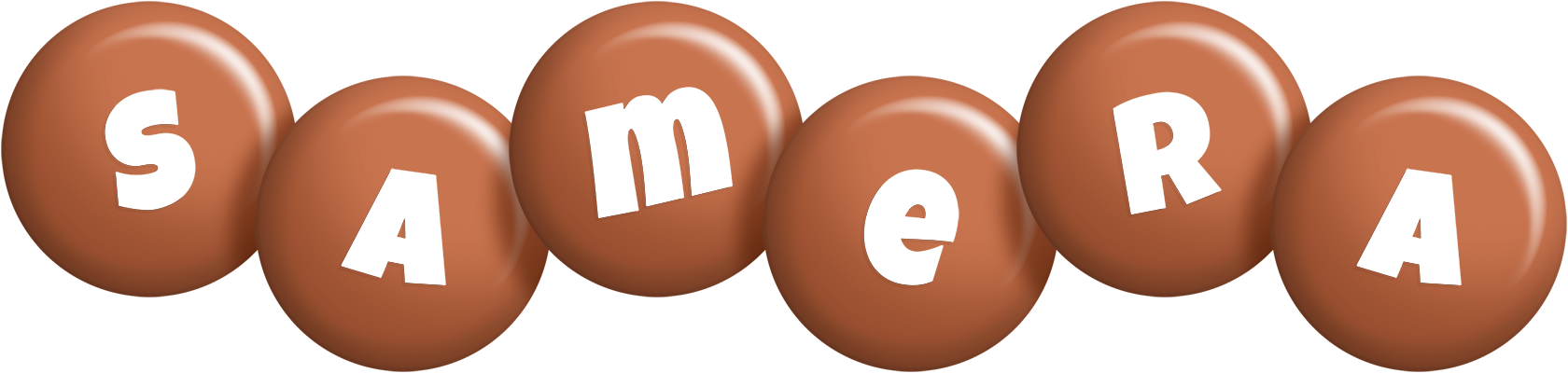 Samera candy-brown logo