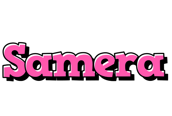 Samera girlish logo