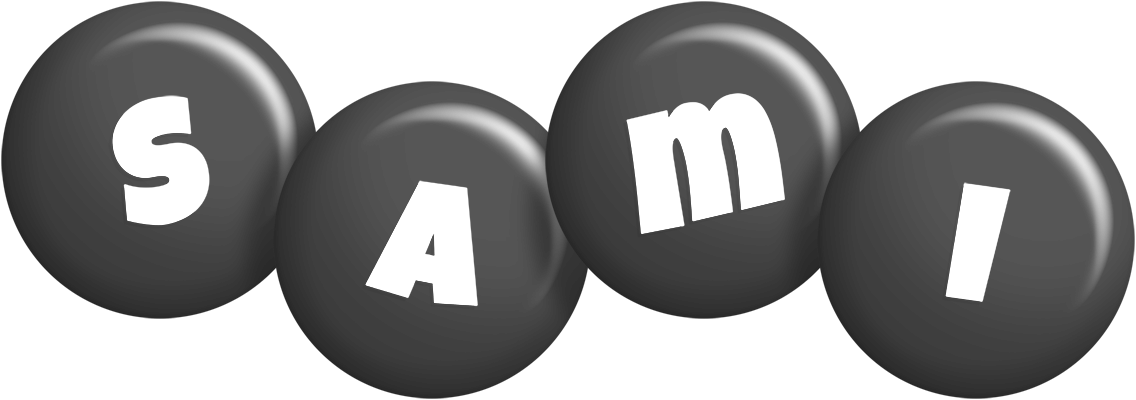 Sami candy-black logo