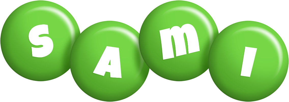 Sami candy-green logo