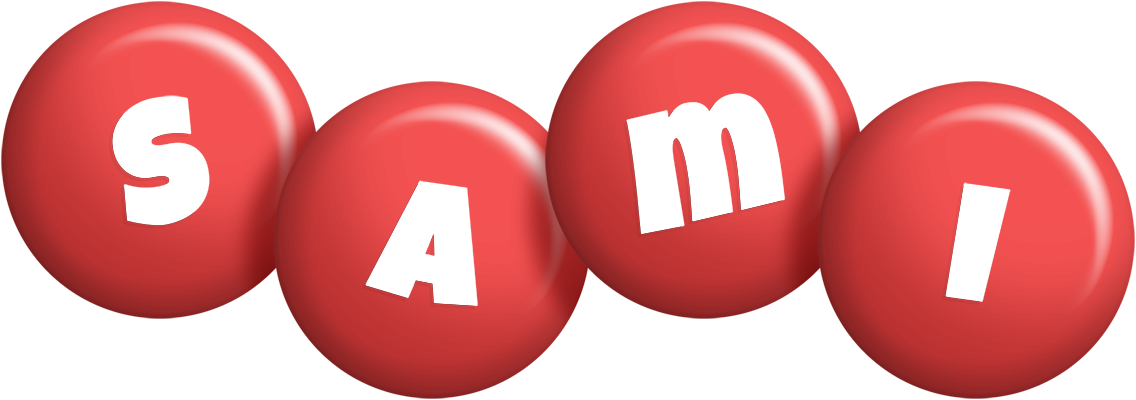 Sami candy-red logo