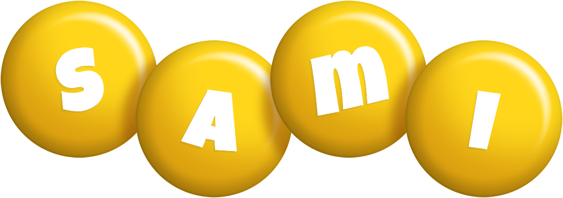 Sami candy-yellow logo