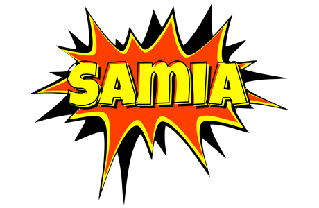 Samia bazinga logo