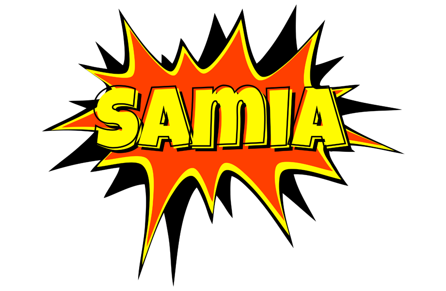 Samia bazinga logo