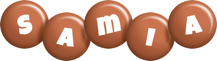 Samia candy-brown logo