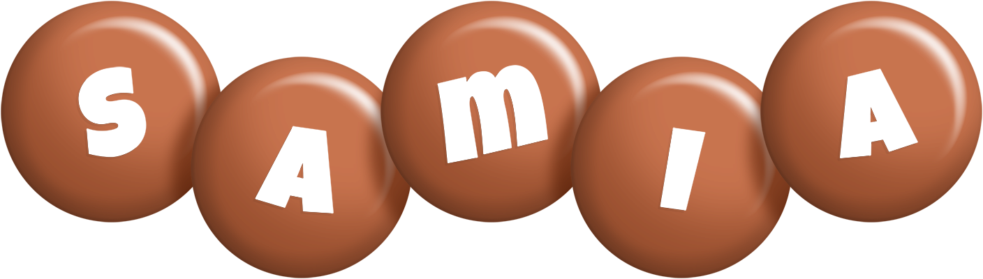 Samia candy-brown logo