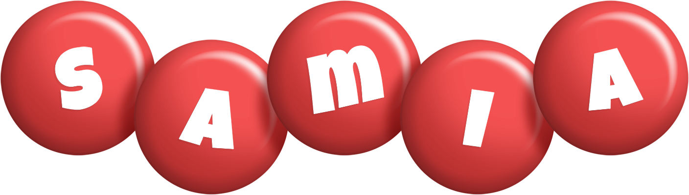 Samia candy-red logo