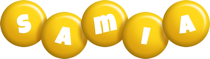 Samia candy-yellow logo