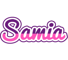Samia cheerful logo