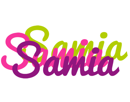 Samia flowers logo