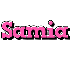 Samia girlish logo