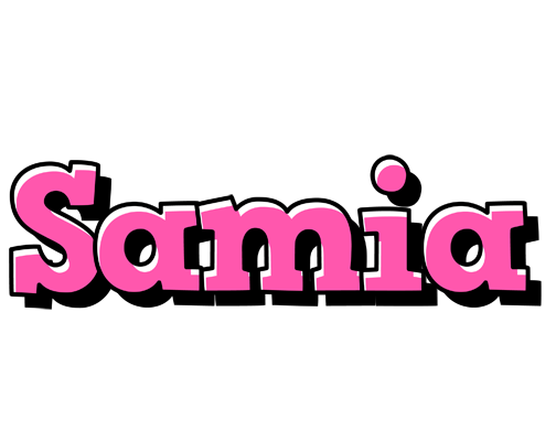 Samia girlish logo