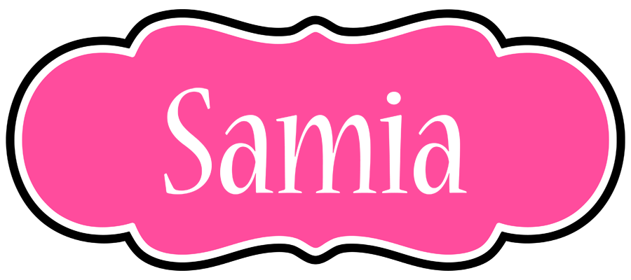 Samia invitation logo